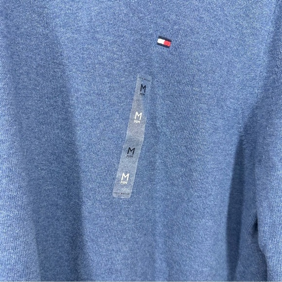 Tommy Hilfiger Men’s Size Medium Blue Crew Neck Sweater New - Picture 5 of 13